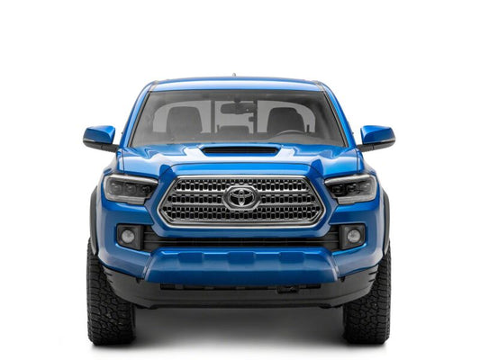 Raxiom 16-23 Toyota Tacoma CXR Series V2 LED Projector Headlights- Black Housing- Clear Lens