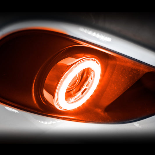Oracle 01-04 Nissan Frontier Surface Mount LED Fog Light Halo Kit - Amber