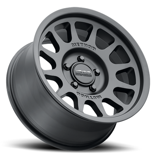 Method MR703 Bead Grip, 16x6 +68mm Offset 5x130 78.1mm CB Matte Black