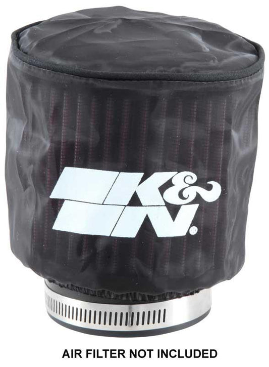 K&N Black Drycharger Round Straight Air Filter Wrap 4.5in ID x 4in H