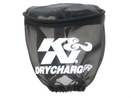 K&N Drycharger Air Filter Wrap - Oval Straight - Black