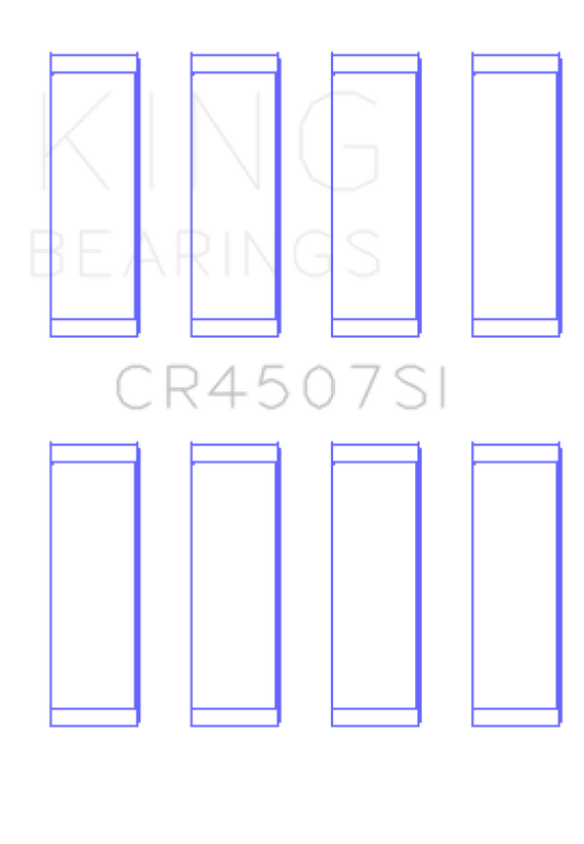 King Mazda MZR 2.3L 16v / Ford Duratec 2.3L 16v (Size +.75) Connecting Rod Bearing Set (Set of 4)