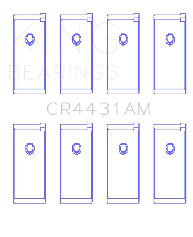 King Engine Bearings Nissan (Size 0.75) Rod Bearing Set