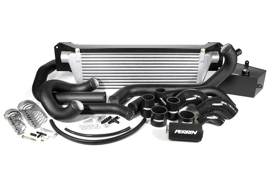 PERRIN 15-21 Subaru STI Front Mount Intercooler Boost Tubes + Hardware - Black Tubes