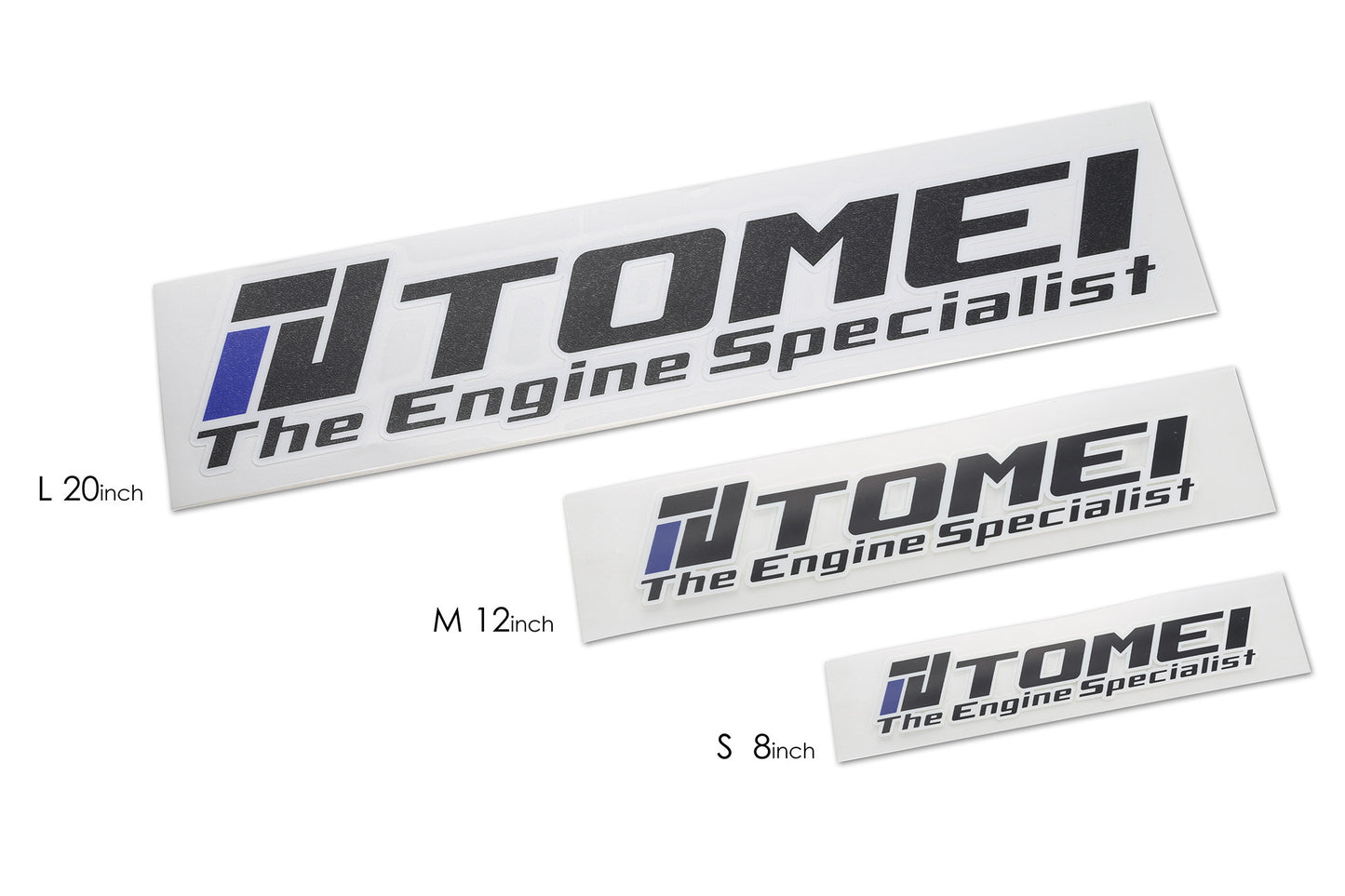 TOMEI STICKER ENGINE SPECIALIST 2016 20inch DIE CUT BLACK L