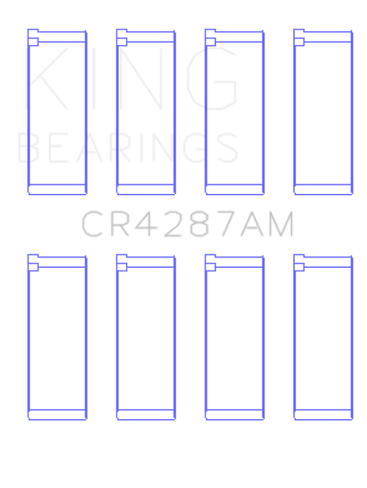 King Engine Bearings Honda B18C1/B18C5 (Size +0.25mm) Connecting Rod Bearing Set