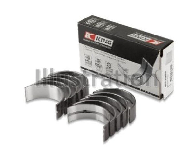 King Engine Bearings Honda D16A/Y/Z H22A4 F23A Crankshaft Main Bearing Set - Size STD