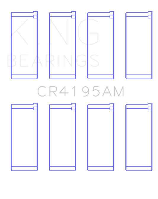 King Engine Bearings Chrysler 420A Connecting Rod Bearing Set - Size STD