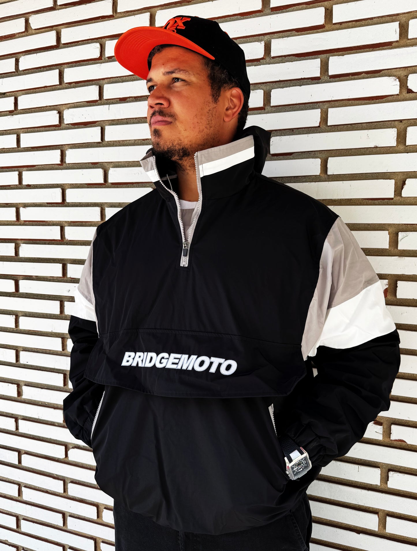 Team BridgeMoto Pullover Jacket