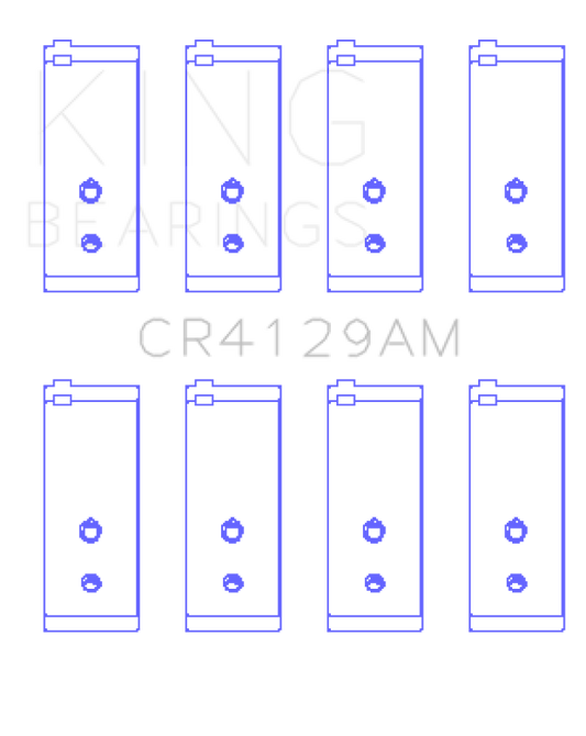 King Engine Bearings Toyota 18R/21R (Size Standard) Connecting Rod Bearing Set