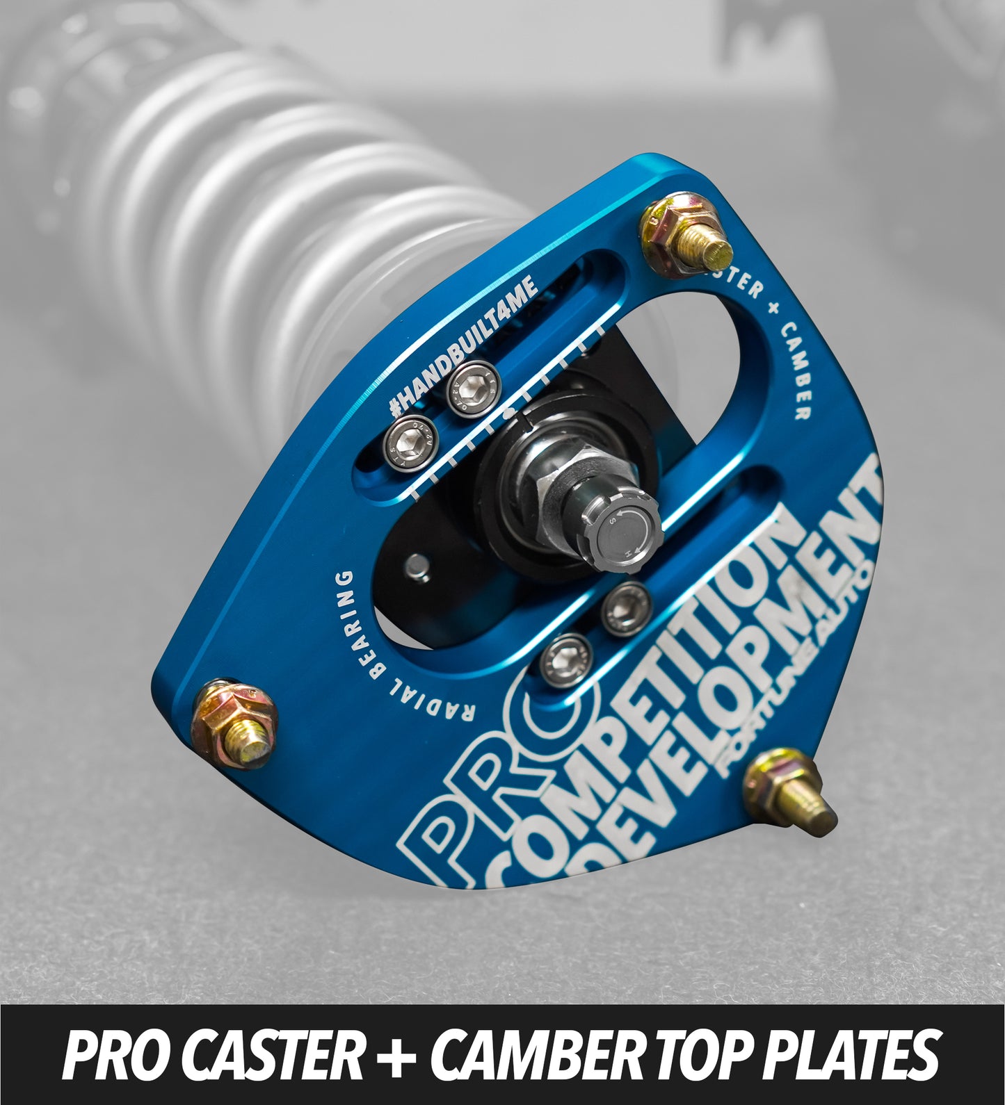 Fortune Auto PRO Caster + Camber Plates - Mitsubishi Evo X (CZ4A) - Plates Only - FA-PROCASEVOX