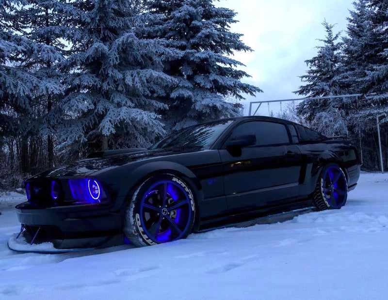 Oracle LED Illuminated Wheel Rings - Double LED - Blue