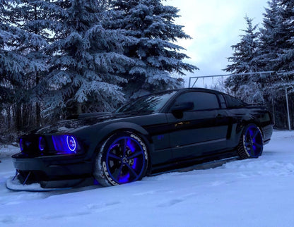 Oracle LED Illuminated Wheel Rings - Double LED - Blue