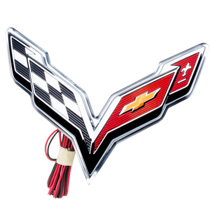 Oracle Corvette C7 Rear Illuminated Emblem - White