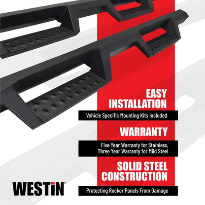 Westin HDX Stainless Drop Hitch Step 34in Step 2in Receiver - Textured Black