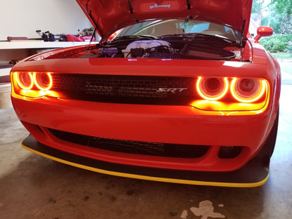 Oracle Dodge Challenger 15-21 LED Waterproof Halo Kit - ColorSHIFT w/ Simple Controller