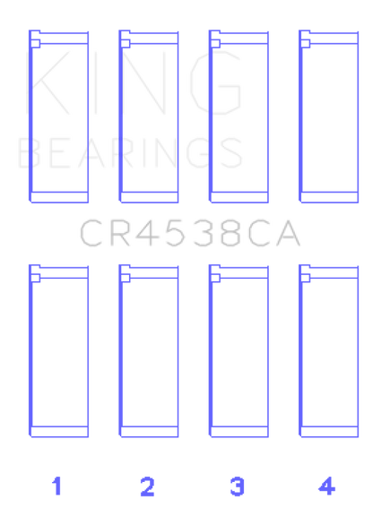 King Engine Bearings Mini Cooper S/Cooper S Conv/Works W11B16A Rod Bearing Set - Size +0.5mm