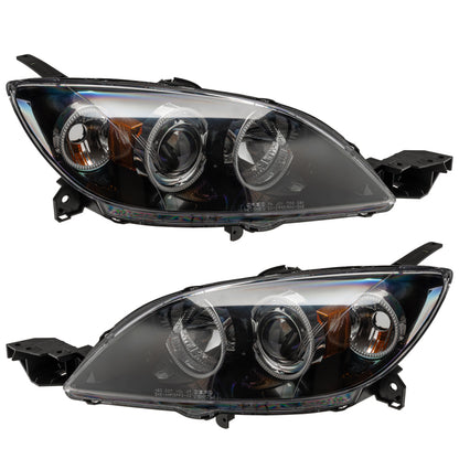 Oracle 04-09 Mazda 3 SMD HL - Hatchback - Halogen Style - ColorSHIFT w/ Simple Controller