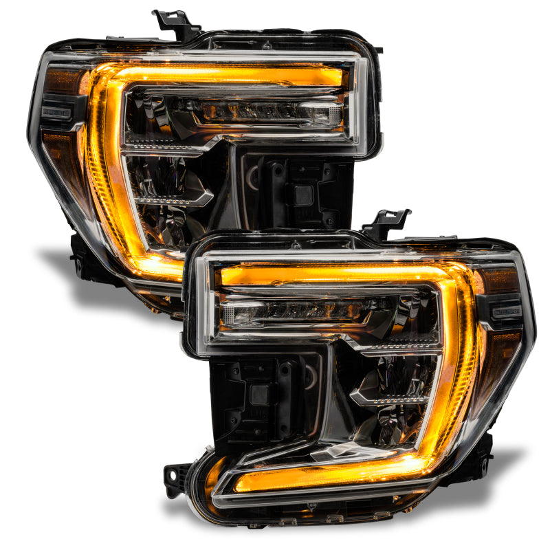 Oracle 19-21 GMC Sierra 1500 RGB+W Headlight DRL Kit - ColorSHIFT w/ Simple Controller