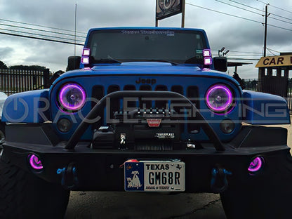 Oracle Off-Road 3in Square WP LED Halo - White
