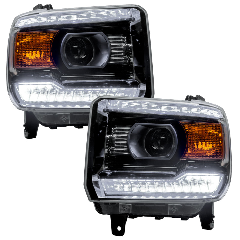 Oracle 14-15 GMC Sierra Headlight DRL Upgrade Kit - ColorSHIFT w/ Simple Controller