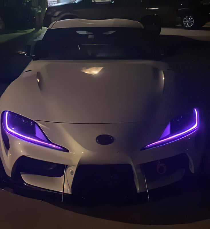 Oracle 20-21 Toyota Supra GR RGB+A Headlight DRL Upgrade Kit - ColorSHIFT
