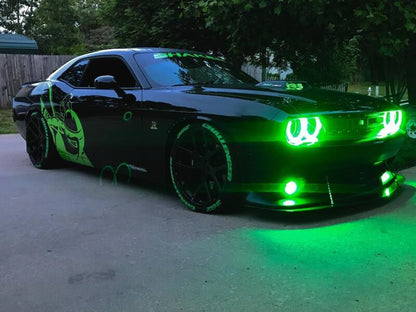 Oracle Dodge Challenger 15-21 LED Waterproof Halo Kit - ColorSHIFT