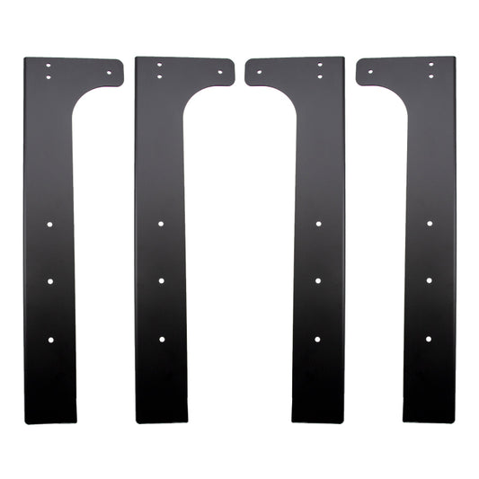 Wehrli Modular Steel Work Bench Leg Kit, 34in. Tall x .120in. Thick, Blueberry Frost
