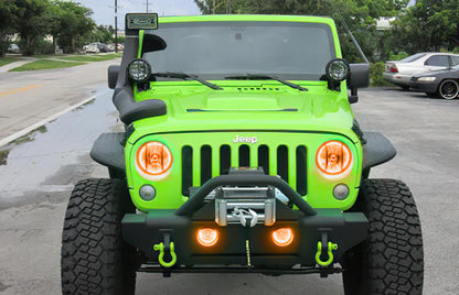 Oracle Jeep Wrangler 07-17 Halo Kit - ColorSHIFT w/o Controller