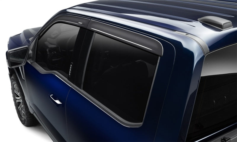 Husky Liners 13-20 Ford Fusion In-Channel Mount Ventvisor Low Profile (4pc) - Smoke