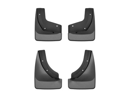 WeatherTech 21-26 Hyundai Seltos Front & Rear Mudflaps - Black