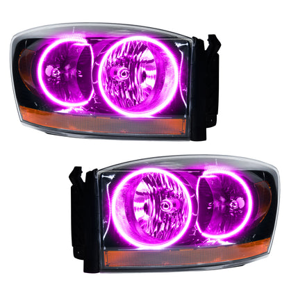 Oracle 06 Dodge Ram SMD HL - Black - ColorSHIFT w/ BC1 Controller