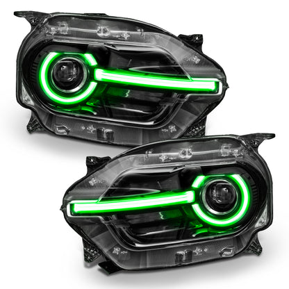 Oracle 2021 Ford Bronco Sport RGB+W Headlight DRL + Halo - ColorSHIFT w/ RF Controller