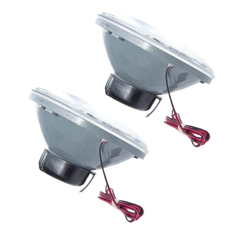 Oracle Lighting 97-06 Jeep Wrangler TJ Pre-Assembled LED Halo Headlights -Red