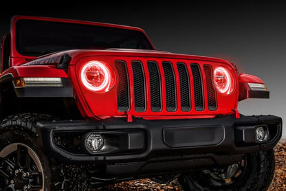 Oracle Jeep Wrangler JL/Gladiator JT LED Surface Mount Headlight Halo Kit- w/o Controller