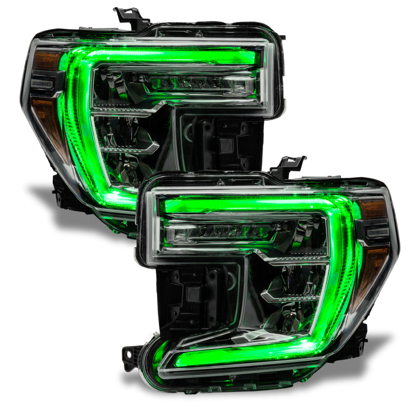 Oracle 19-21 GMC Sierra 1500 RGB+W Headlight DRL Upgrade Kit - ColorSHIFT