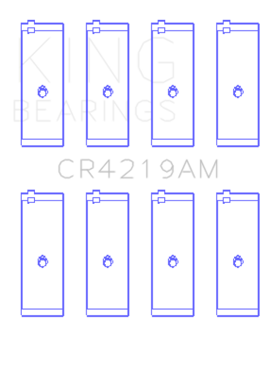 King Engine Bearings Toyota 1RZ (Size 0.25) Connecting Rod Bearing Set