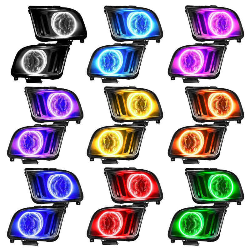 Oracle Ford Mustang 05-09 Halo Kit - ColorSHIFT w/ 2.0 Controller