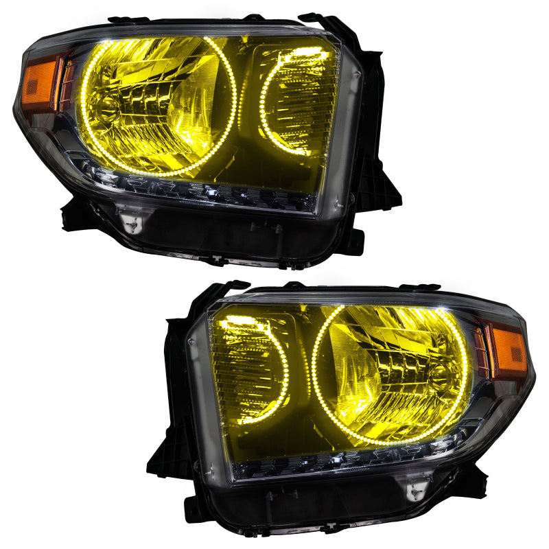 Oracle 14-17 Toyota Tundra SMD HL - Dual Halo Kit - ColorSHIFT w/o Controller