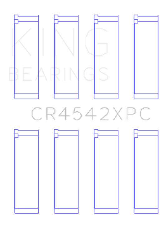 King Engine Bearings Honda K-Series pMaxKote Performance Rod Bearing Set - Size STD
