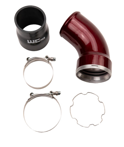 Wehrli 06-10 Duramax LBZ/LMM Intercooler Outlet Elbow Kit - Illusion Purple