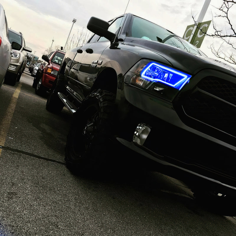 Oracle Dodge Ram Sport 09-18 LED Headlight Halo Kit - ColorSHIFT w/o Controller