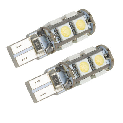 Oracle T10 9 LED 3 Chip SMD Bulbs (Pair) - Cool White