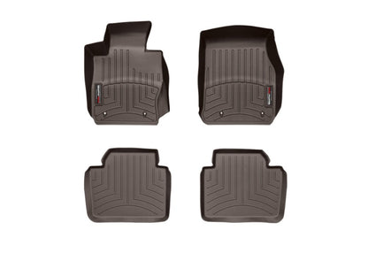 WeatherTech 2012+ BMW 3-Series Front and Rear FloorLiner - Cocoa