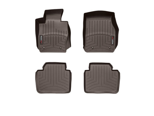 WeatherTech 2012+ BMW 3-Series Front and Rear FloorLiner - Cocoa