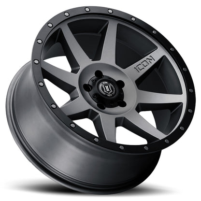 ICON Rebound 20x9 / 6x5.5 / 16mm / 5.625in BS Titanium Wheel