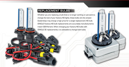 Oracle D4C Factory Replacement Xenon Bulb - 6000K
