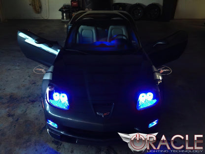 Oracle Chevrolet Corvette C6 05-13 LED Fog Halo Kit - White