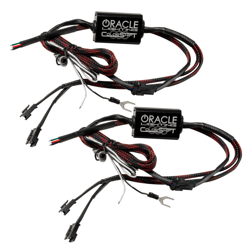Oracle Chevy Silverado 03-06 Square Dual Halo Kit - ColorSHIFT w/ BC1 Controller