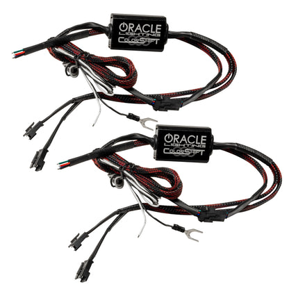Oracle Chevy Silverado 03-06 Square Dual Halo Kit - ColorSHIFT w/ BC1 Controller